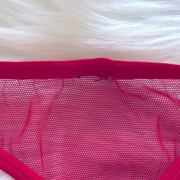 Victoria’s Secret Red Lillie’s appliqué thong - Picture 3 of 6